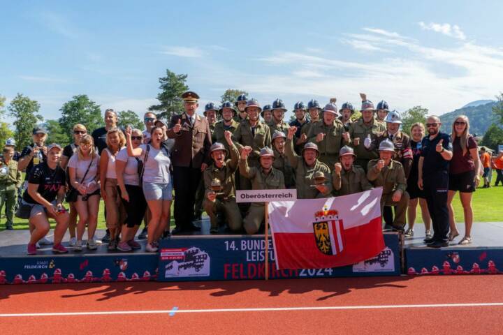 BFK Vöcklabruck: 14. Bundesfeuerwehrleistungsbewerb in Vorarlberg
