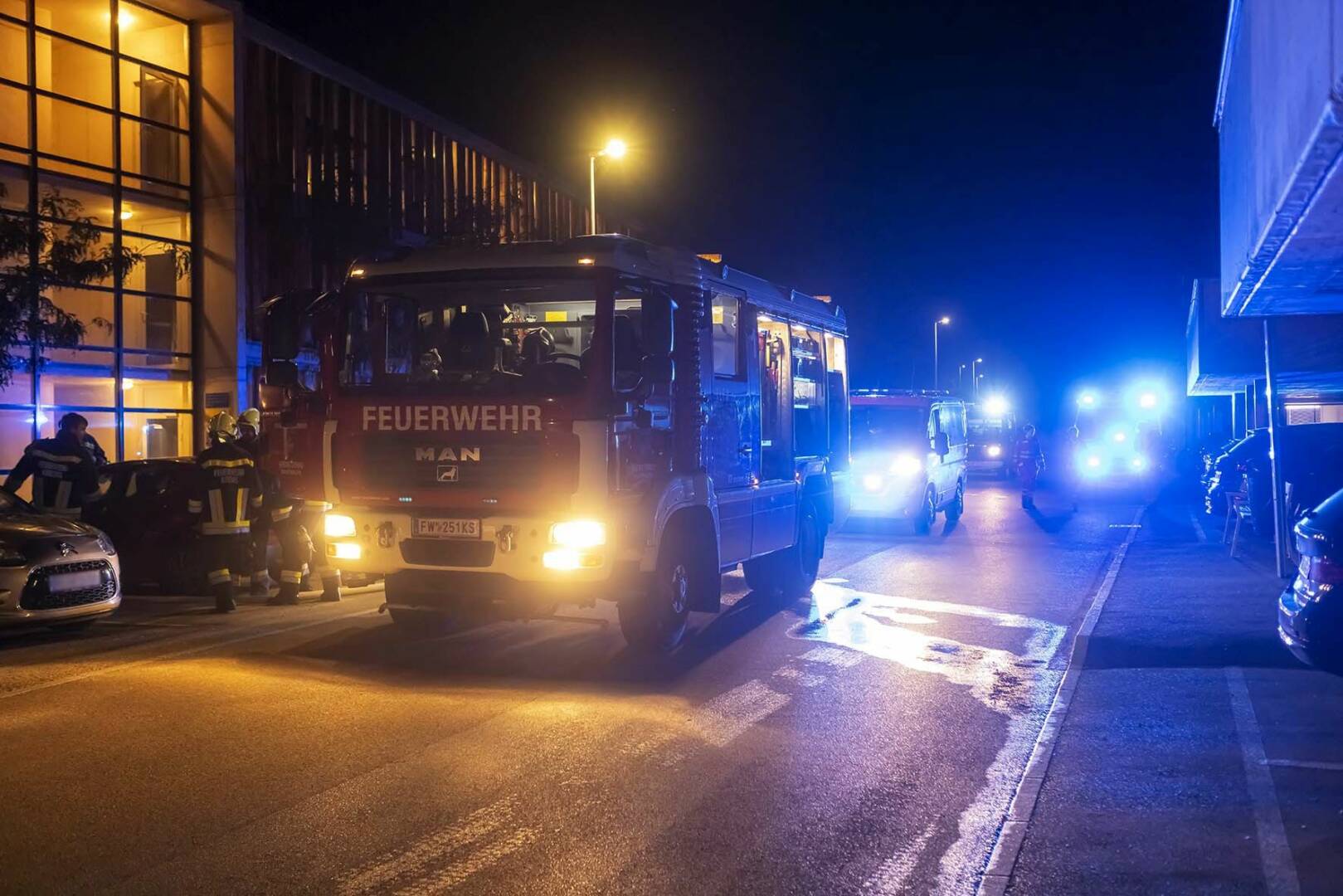 FF Krems: Entstehungsbrand durch Ersthelfer gelöscht