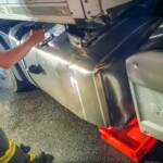 Diesel flutet die A1 bei Oberwang