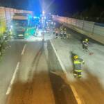 Diesel flutet die A1 bei Oberwang