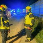 Diesel flutet die A1 bei Oberwang