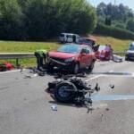 Zwei Verkehrsunfälle auf der B76