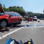 Zwei Verkehrsunfälle auf der B76