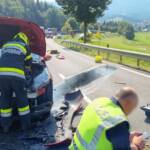 Zwei Verkehrsunfälle auf der B76