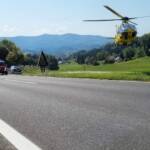 Zwei Verkehrsunfälle auf der B76