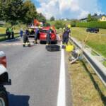 Zwei Verkehrsunfälle auf der B76