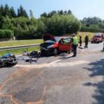 Zwei Verkehrsunfälle auf der B76