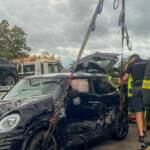 Schwerer Verkehrsunfall auf B154