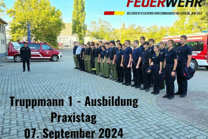 BFK Neusiedl am See: Truppmann 1 Ausbildung