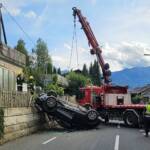 HFW Villach: Spektakulärer Verkehrsunfall in Egg am Faakersee