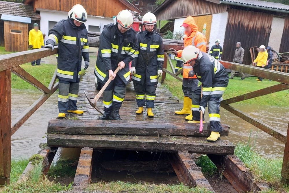 BFK Waidhofen/Thaya: Hochwassersituation im Bezirk