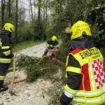 Unwettereinsätze im gesamten Bereich Leoben