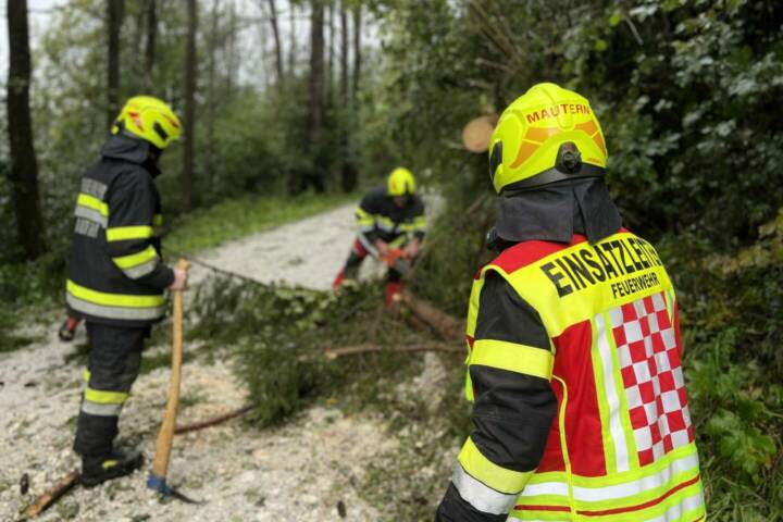 BFV Leoben: Unwettereinsätze im gesamten Bereich Leoben