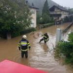 BFV Deutschlandsberg: Unwettereinsätze im Bezirk, Katastrophenhilfsdiensteinsatz in Niederösterreich