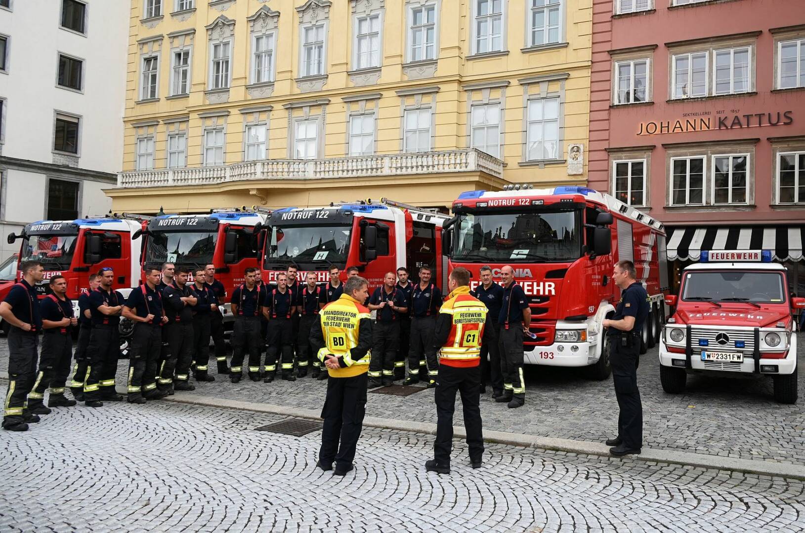 BF Wien: Hilfseinsatz in Niederösterreich