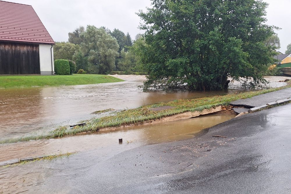 BFK Waidhofen/Thaya: Lagemeldung Hochwassersituation