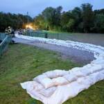 Kritische Hochwasserlage im Nordburgenland