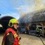 Gebäudebrand in Villach - Drobollach