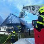 Gebäudebrand in Villach - Drobollach