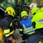 Traktorbrand in Rudersdorf