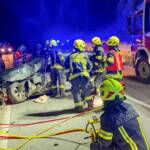 AFKDO Mondsee: Schwerer Verkehrsunfall am Mondsee