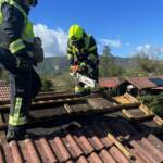 Brand einer Hütte in Schrebergartenanlage