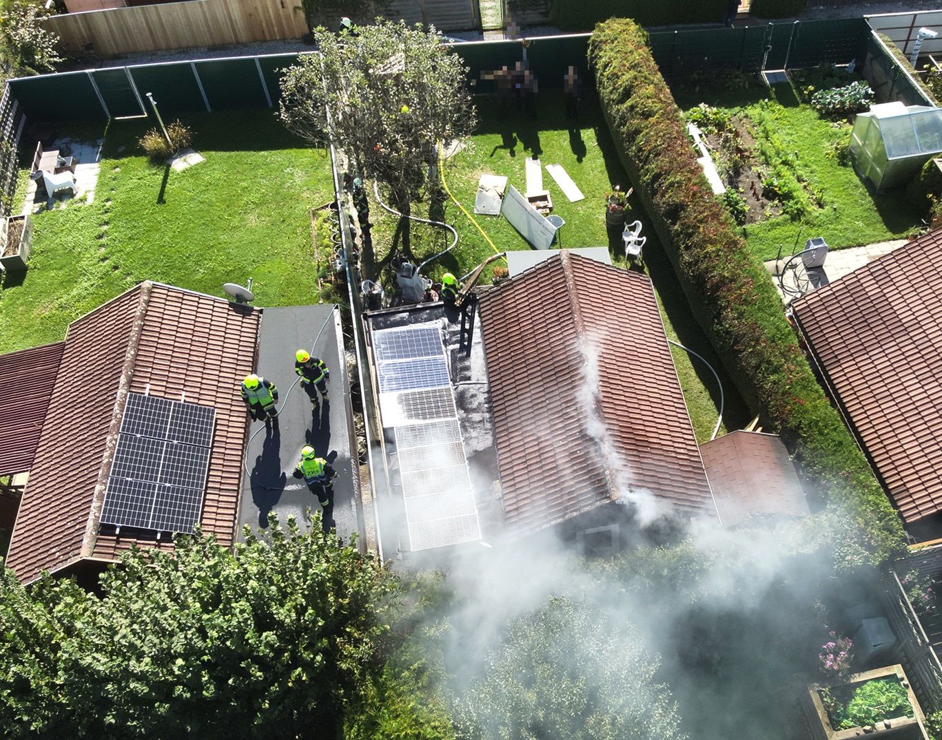 HFW Villach: Brand einer Hütte in Schrebergartenanlage