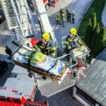 FF Bad Goisern: Patiententransport mit Hubsteiger