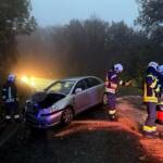 Frontalcrash auf der Höhenstraße am Nationalfeiertag