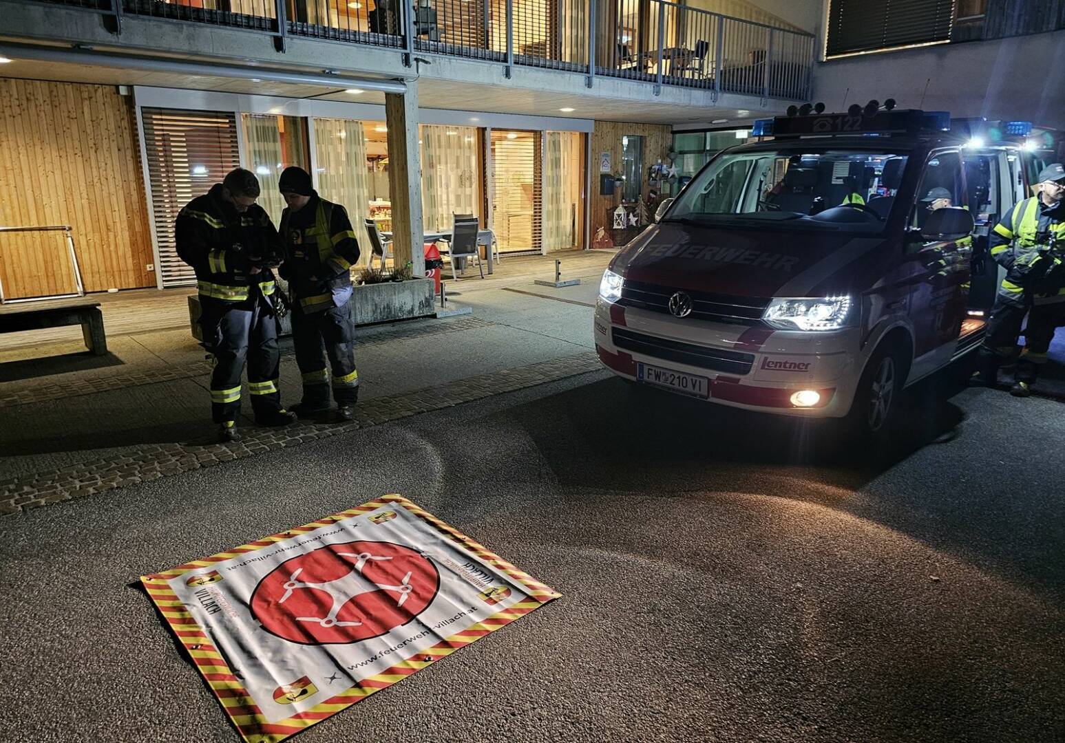 HFW Villach: Große Suchaktion, Person wohlbehalten gefunden!