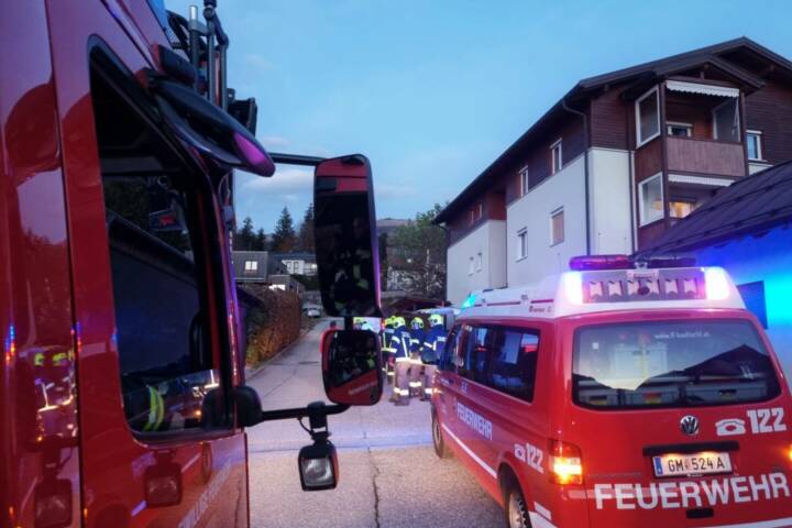 FF Bad Ischl: Personenrettung & Unterstützung für Rotes Kreuz