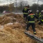 Brand LKW-Anhänger auf Donauuferautobahn