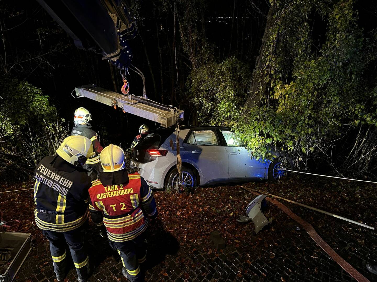 FF Klosterneuburg: Verkehrsunfall auf der Höhenstraße
