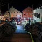 Brandübung Kirchturm Lauffen