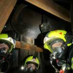 HFW Bad Ischl: Brandübung Kirchturm Lauffen