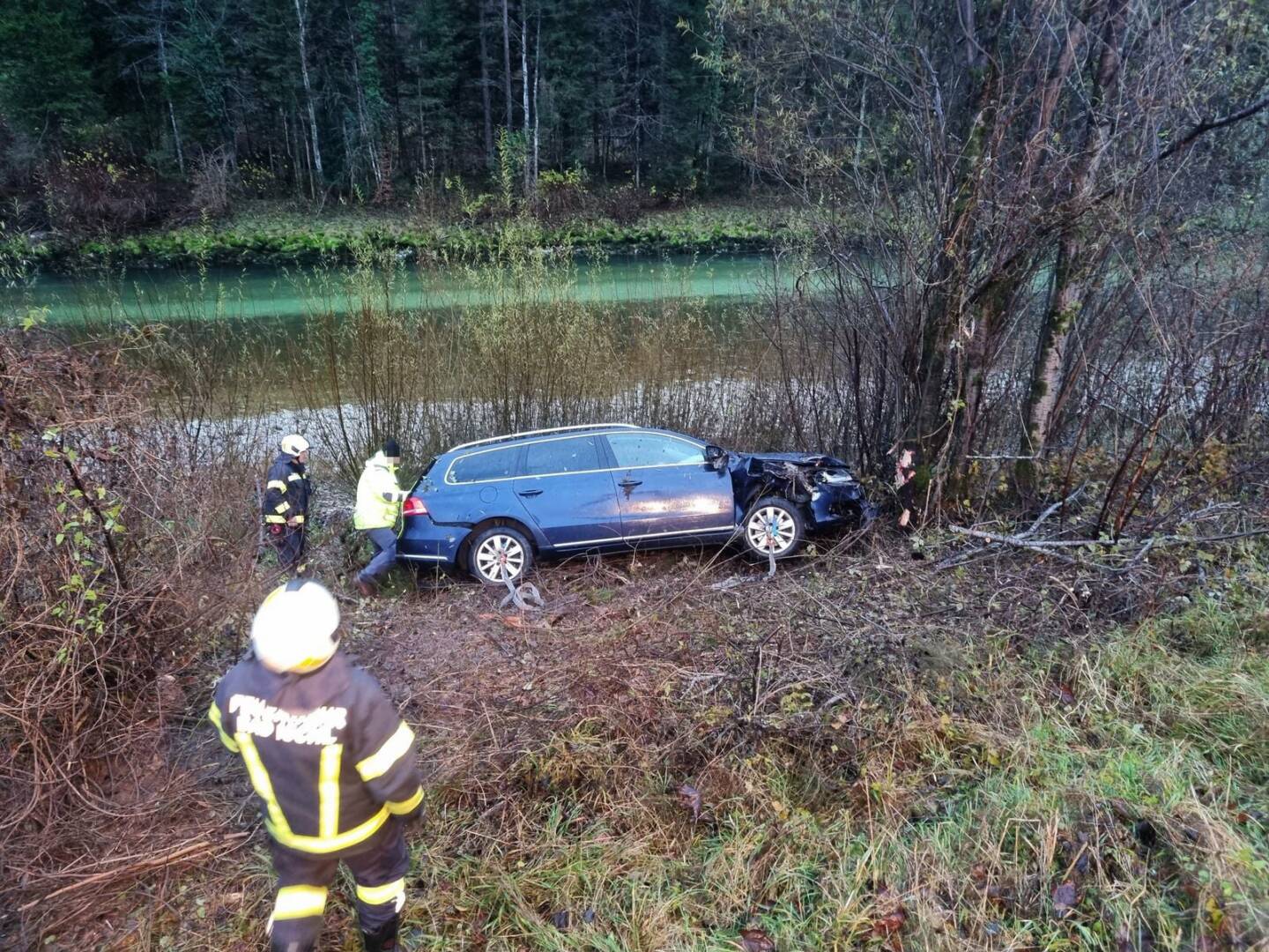 HFW Bad Ischl: Verkehrsunfall endet glimpflich