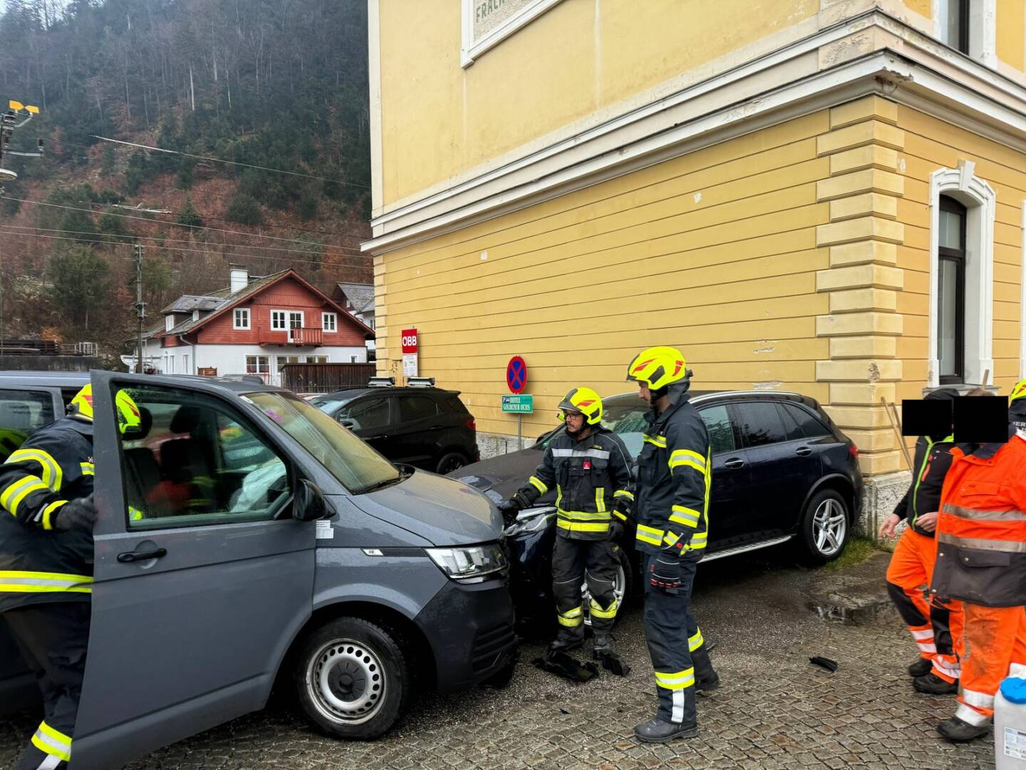 HFW Bad Ischl: Verkehrsunfall beim Güterbahnhof