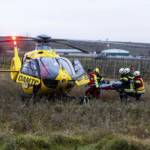 Menschenrettung - Verkehrsunfall in Stratzing