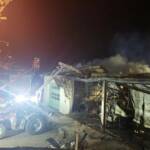 Vollbrand einer Maschinenhalle