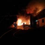 Vollbrand einer Maschinenhalle