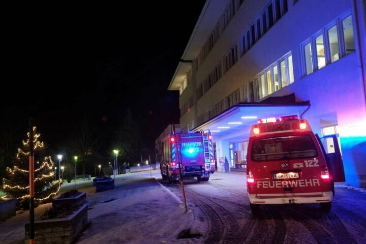 Brandmeldealarm im Salzkammergut Klinikum