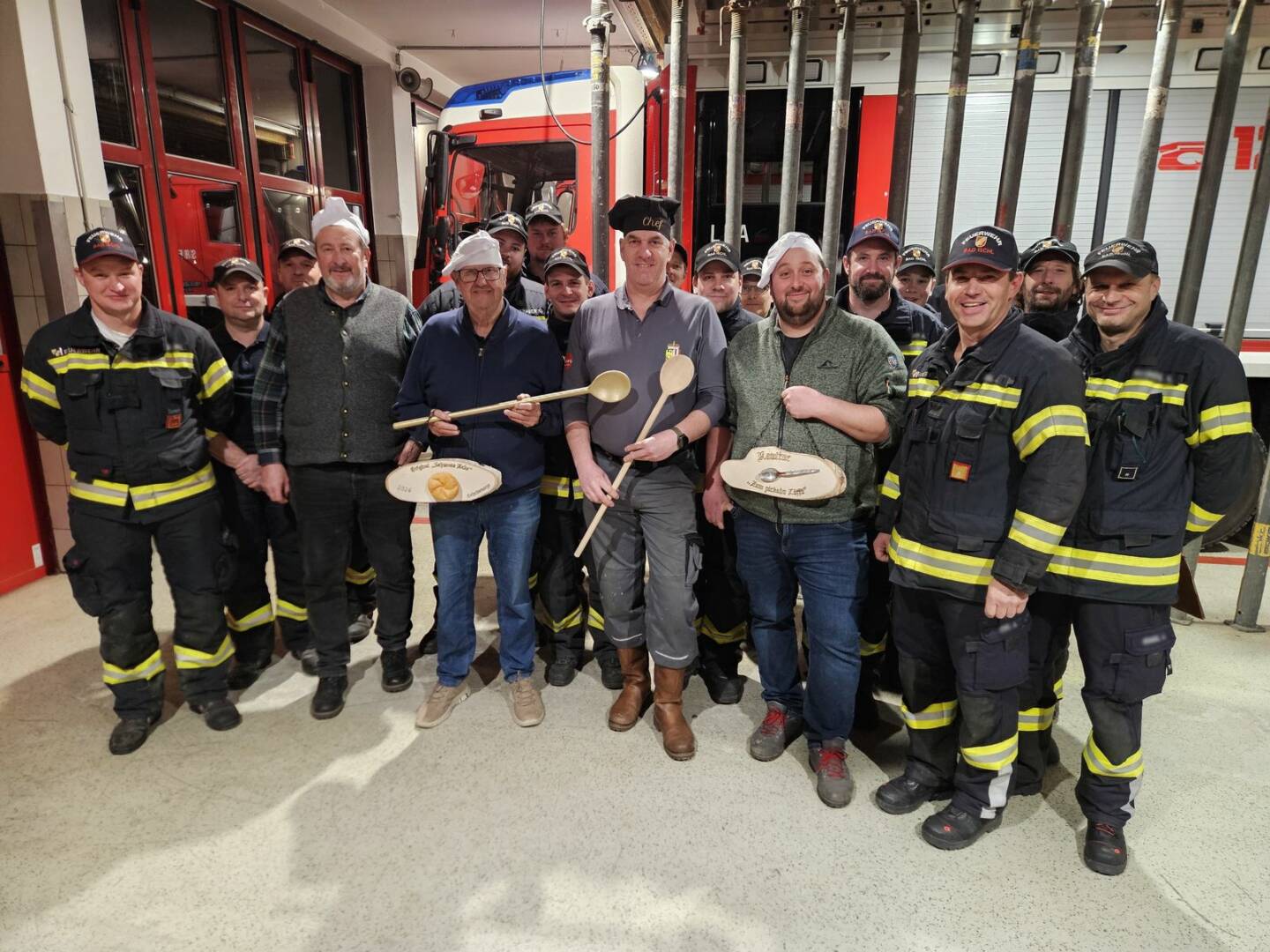 HFW Bad Ischl: Jahresabschlussfeier der Hauptfeuerwache
