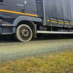 Navi lenkt LKW auf Hochwasserschutzdamm