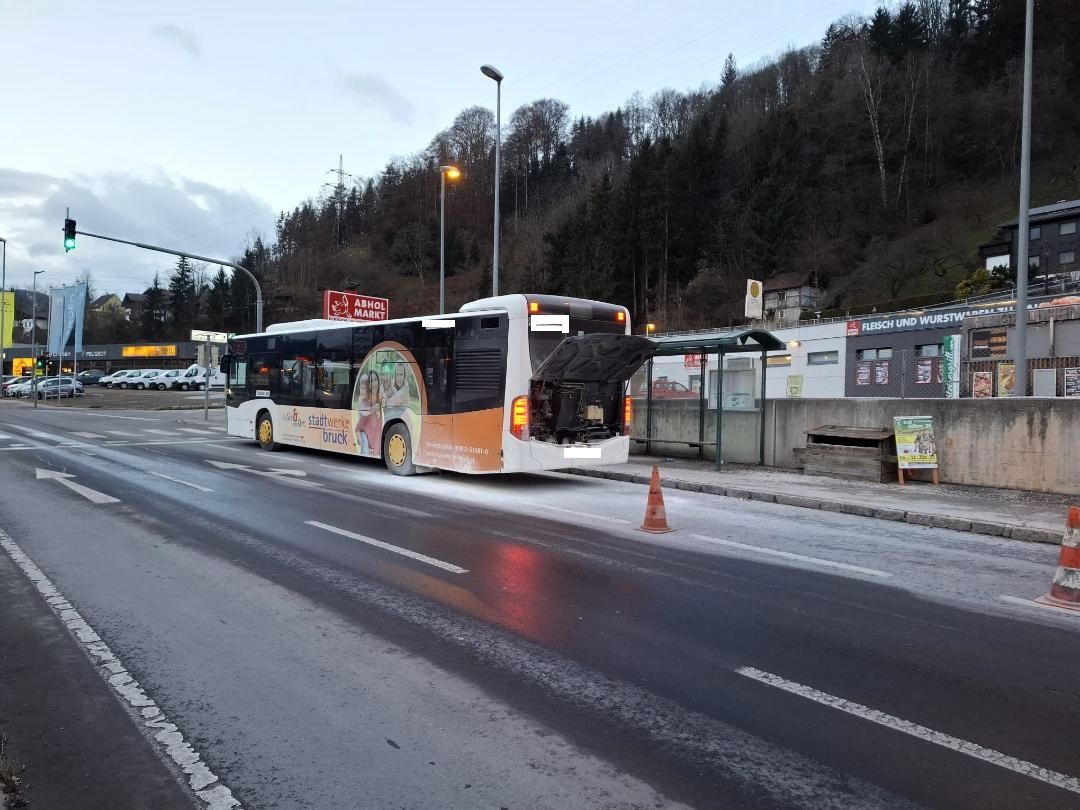 FF Kapfenberg-Diemlach: Brennender Linienbus