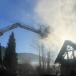 Nebengebäudebrand in Radenthein