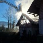 Nebengebäudebrand in Radenthein