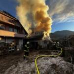 Nebengebäudebrand in Radenthein