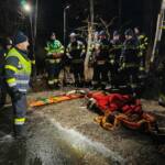 Eisige Rettungsübung am Moorteich
