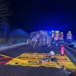 Verkehrsunfall mit Menschenrettung zwischen Nondorf und Gmünd