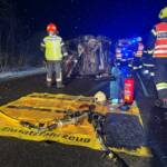 Verkehrsunfall mit Menschenrettung zwischen Nondorf und Gmünd